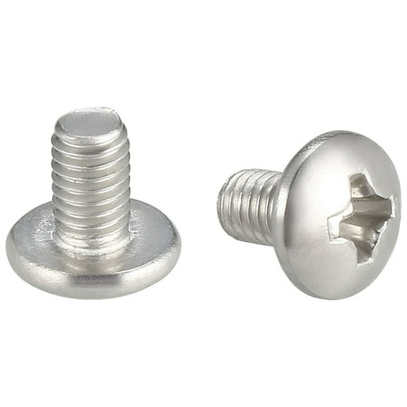 Unique Bargains Machine Screws, M3x5mm Phillips Screw, 304 Stainless Steel, Fasteners Bolts 100Pcs
