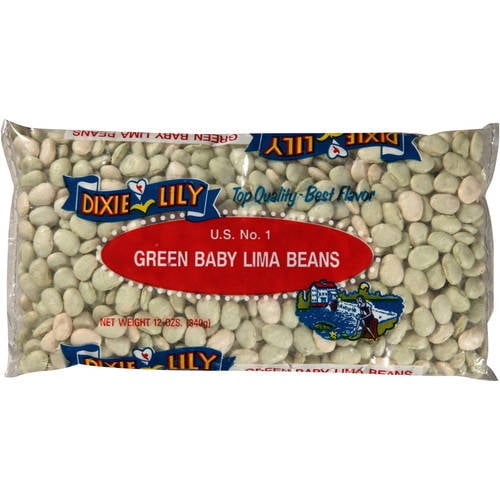 Dixie Lily Green Baby Lima Beans, 12 oz