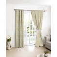 thumbnail image 3 of Yellow Botanical Blackout Curtains for Bedroom/Living Room, Thermal Insulated Kitchen Curtains, Watercolor Rustic Tree Abstract Grommet Darkening Window Treatment Drapes 52"x84"x2, 3 of 8