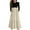 #A12-Beige, variant on Abcomgle Girls Maxi Dresses Size 14-16 Casual Patchwork Ruffle Long Sleeve Maxi Dress Polka Dot Crew Neck Sundresses Beach Tiered Dresses with Pockets,13-14 Years Beige
