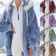 thumbnail image 2 of Cozy Loose Plush Zip-Up Hoodie For Women - Ultra Soft Lined Winter Hooded Sweatshirt with Pocket, Warm Oversized Pullover for Fall and Winter Season, 2 of 13