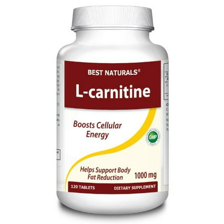 Best Naturals L-Carnitine 1000 mg, 120 Ct