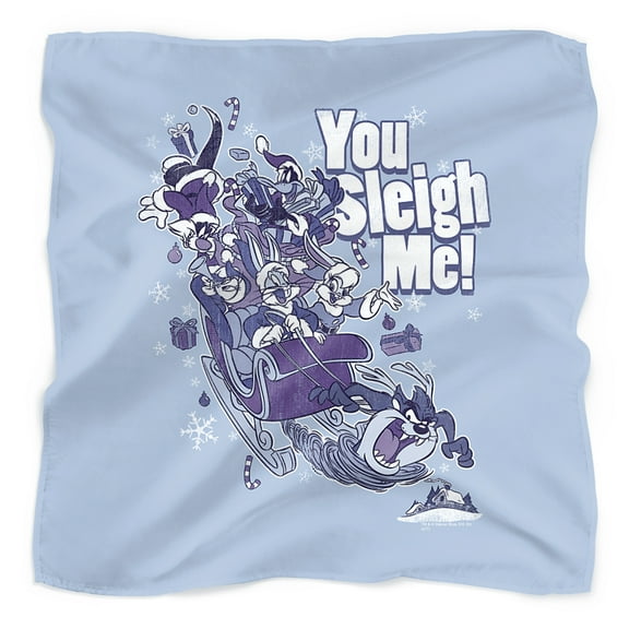 Looney Tunes You Sleigh Me Bandana (21 in x 21 in)
