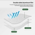 thumbnail image 4 of Esterilla de aluminio ultraligera para acampar, a prueba de humedad, manta térmica, esterilla aislante, tienda de campaña plegable, 4 mm, 90 x 200 cm, 4 of 5