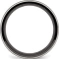 thumbnail image 3 of Black Ti .03ct Dia w/Sterling Silver Bezel 7mm Band, 3 of 5