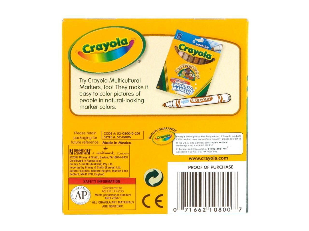 Multicultural Crayons Reg 8-Pk by Crayola: Crayons