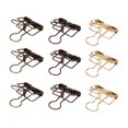 thumbnail image 3 of Binder Clips, Unique Hollow Design 90 Pcs Strong Clamping Force Office Binder Clips  For Tickets, 3 of 8