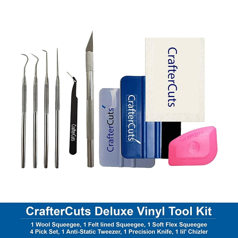 Silhouette Cameo 5 Plus Bundle With Vinyl Starter Kit, Heat Transfer S –  craftercuts