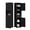 Black, variant on Walsunny Bathroom Storage Cabinet 64" Tall Narrow Wooden Bath Cabinet with Doors Shelves Drawer White