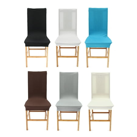 Slipcovers For Dining Chairs Dining Room Chair Slipcovers Sets Stretch Furniture Protector Covers for Armchair Removable Washable Elastic Parsons Seat Case for Home Restaurant Hotel Ceremony ()