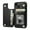 Black, variant on Leather Case with Flip Back Wallet For iPhone 15 Plus