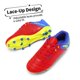 thumbnail image 4 of Tacos de Fútbol DREAM PAIRS Talla 6 Niño Grande Rojo Azul, 4 of 5