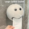 thumbnail image 4 of Wall Mount Paper Towel Dispenser, Joker Funny Face Tissue Holder, Waterproof Toilet Paper Holder Dispenser Adhesive Mounted Box for RV Shower Bathroom Toilet and Kitchen, 4 of 5