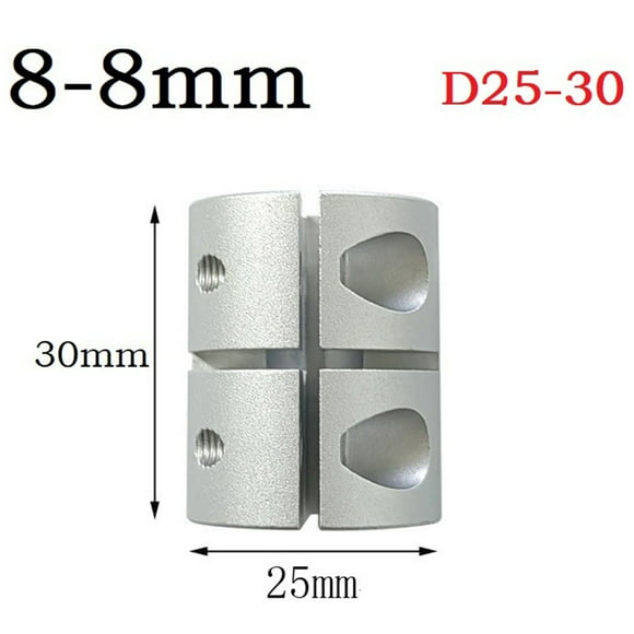 Pièces pour Imprimantes 3D, Accouplement Rigide de Haute Précision, Vis de Coupleur d'Arbre en Alliage d'Aluminium D20X25 pour Moteur Pas à Pas