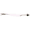 White, variant on GRIMPEX for Flash Body Tube Streamer Fly Fishing Lure with 3D Eyes Barbed Hook White