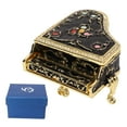 thumbnail image 2 of Jewlery Storage Box, Alloy Material Attractive Decorative Hand Colored Trinket Box  For Bathroom, 2 of 8