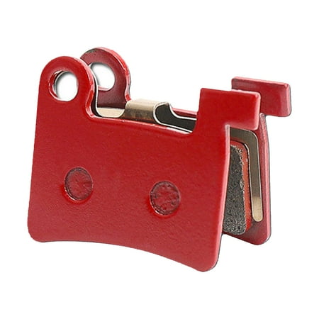 2x Resin Bike Brake Pads Red Durable Brake System, Brake Caliper Pad for Road Bike Electromobile BMX Bike