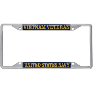 Car Front License Plate Cover Las Vegas Night City License Plates Decor Car Vanity Tag Aluminum License Plate Frame with 4 Holes Novelty License