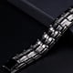 thumbnail image 4 of Pulseras magnéticas para hombres artritis y articulaciones, pulsera magnética de acero de titanio con imanes efectivos de doble fila, 4 of 5