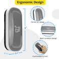 thumbnail image 4 of maxtek Magnetic Dry Erase Eraser, Whiteboard Dry Eraser, 2 Pack, Strengthened Magnetic Dry Eraser for Dry Erase Board, Glass Board, Calendar Board, Office and School Supplies (Gray), 4 of 8