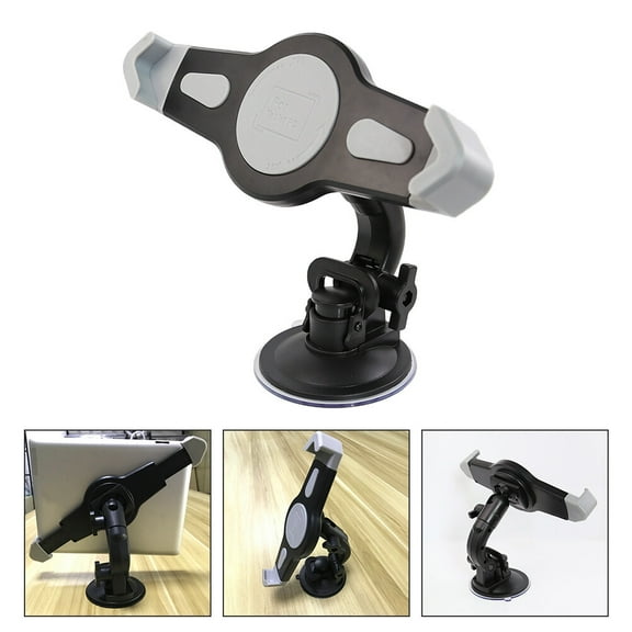 Suction Cup Tablet Storage Rack Navigator Vehicle Mount Holders for Car Van Black