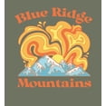 thumbnail image 2 of Adventure Society Blue Ridge Mountains Olive Adult Long Sleeve Hoodie-Small, 2 of 3