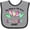 Heather and Black, variant on Inktastic My Mom is the Best Lawyer Ever Boys or Girls Baby Bib