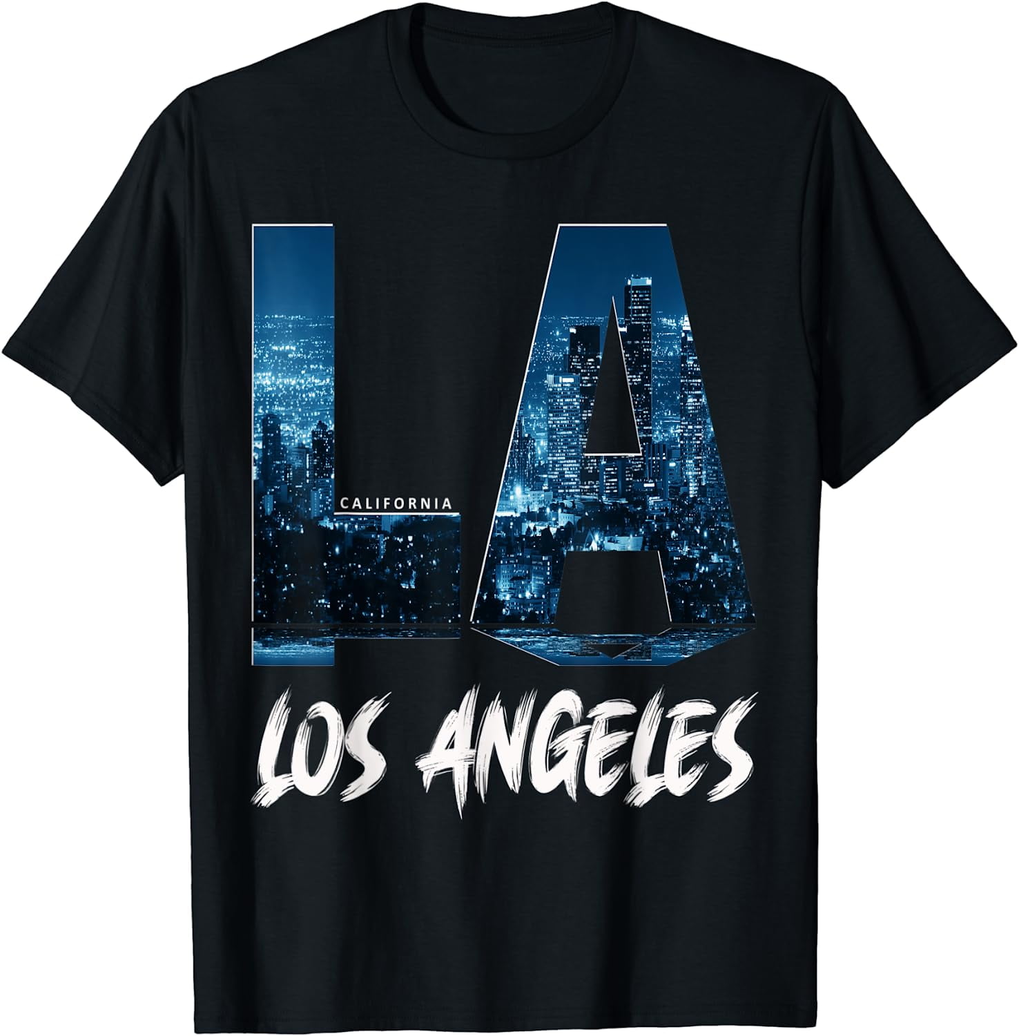 Vintage Los Angeles Area Code 323' Men's T-Shirt