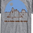 thumbnail image 3 of Peanuts - Life Is Better Under The Stars - Men's Short Sleeve Graphic T-Shirt, 3 of 6