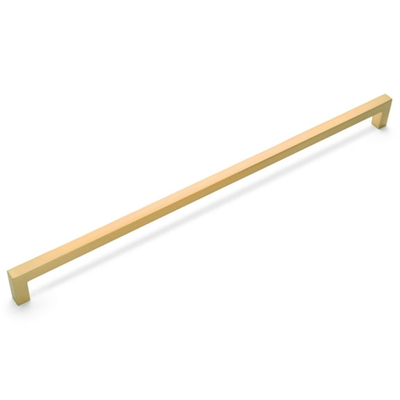 Cosmas 14777-320BG Brushed Gold Modern Cabinet Hardware Handle Pull - 12-5/8" Inch (320mm) Hole Centers