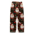 thumbnail image 5 of Christmas Pajamas Women's Christmas Printed Pajama Set Festive Long Pants & Top Combo, 5 of 5
