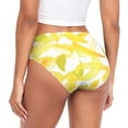 thumbnail image 6 of Women's Underwear Light Yellow Leaves Hipster Panties Underwear for women, Small, 6 of 9