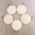 thumbnail image 3 of CIMAXIC 10Pcs Beige Wooden Embellishments Christmas Decoration Smooth Double Sided Blank Decor, 3 of 7