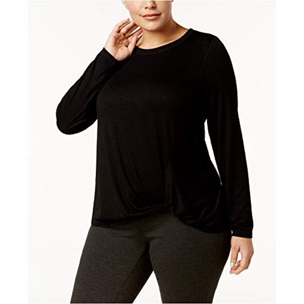 plus size knotted top