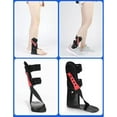 thumbnail image 6 of Drop Foot Brace Orthosis, Adjustable Ankle Orthosis, Night Foot Splint for Foot Lifter Paresis Stroke Tendonitis Hemiplegia Left,Right-L, 6 of 6