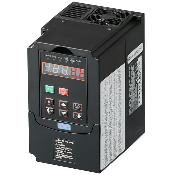 KFFKFF VFD 1HP, 0.75KW, 3.5A,Single or Triple Phase 220V Input to Triple Phase 220V Output Variable Frequency Drive,Input Range 40-60Hz,Output Range 0-400Hz VFD for CNC Spindle Motor Speed Regulation