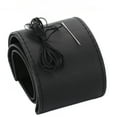 thumbnail image 2 of LIEAGLE DIY Leather Car Steering Wheel Cover 15 inch Odorless Universal Anti Slip for Auto Automotive Interior Accessories Wrap Cover Black, 2 of 4