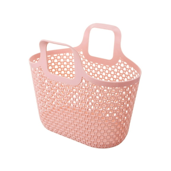 Laundry Basket, Dirty Clothes Storage, Portable Large Capacity Hollow Laundry Hamper for Bathroom Bedroom, Plastic Durable Breathable Design