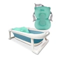 thumbnail image 1 of Bañera Para Bebe Tina De Baño Plegable Con Cojin Soporte Azul, 1 of 5