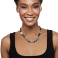 thumbnail image 2 of Ross-Simons Lapis and Turquoise Bead Necklace With 18kt Gold Over Sterling, Women's, Adult, 2 of 4
