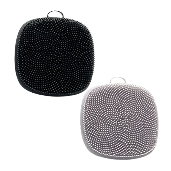 ACDANC 2pcs Silicone Face Scrubber, Dual-Head Design Face Exfoliator Scrubber for Thorough and Miss-Free Cleansing Face Brushes for Cleansing