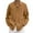 Khaki, variant on Ketyyh-chn99 Big And Tall T Shirts for Men Fall Clothes Male Summer Solid Casual Plus Size Loose Shirt Mens Turn Down Long Sleeve Shirt Blue,4XL