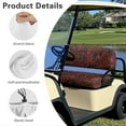 thumbnail image 6 of Bulopur Halloween Golf Cart Seat Covers Ezgo Txt Club Car Spider Web Red Universal Golf Cart Seat Cover 2 Passenger - Keeps Your Seat Cool and Clean, Anti-Scratch and Snti-Skid, 6 of 8