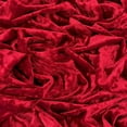 thumbnail image 2 of Ice Fabrics Stretch Crushed Velvet Fabric by the Yard - 60/62" Wide Soft Velvety Fabric for Sewing Apparel, Upholstery, Curtains & Decor - 234 GSM - 20% Vertical Stretch - Red - 3 Yards, 2 of 6