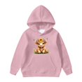 thumbnail image 4 of SJLDQY Hoodies for Girls Cute Highland Cow Graphic Hooded Sweatshirts Fall Winter Casual Hoodie Girls Long Sleeve Pullover Tops with Pockets, 4 of 4