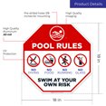 thumbnail image 3 of Pool Rules Sign, Pool Sign,, 3 of 8