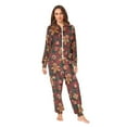 thumbnail image 4 of Adult Christmas Onesie Gingerbread Man Adult Zipper One-Piece Pajamas Unisex Pajamas with Pockets, 4 of 6