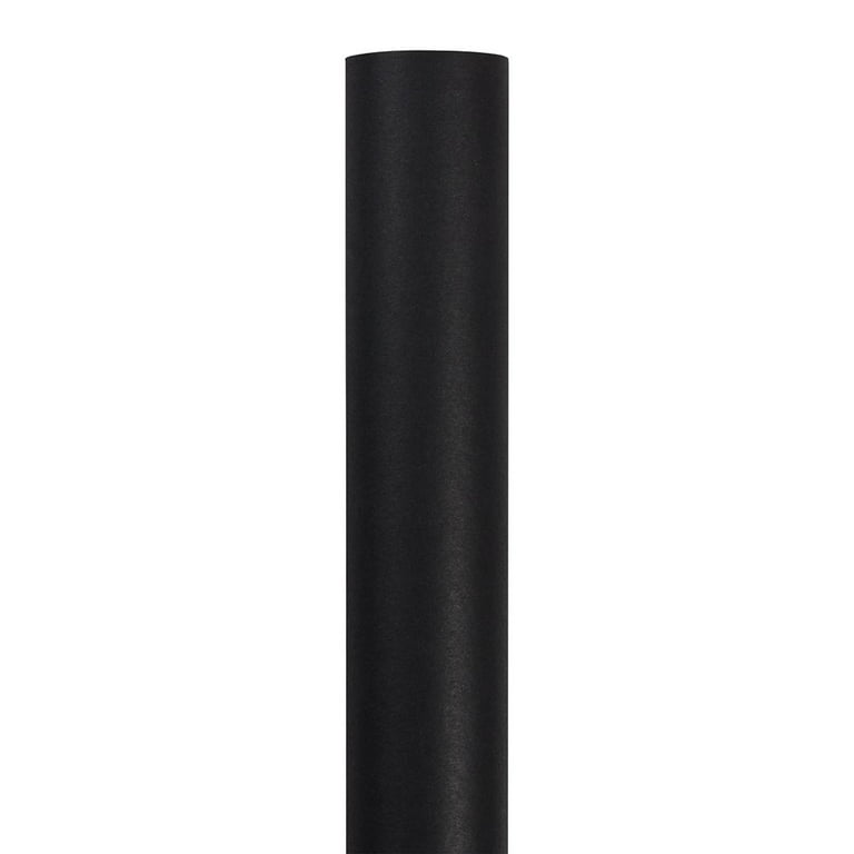  Homeral Matte Elegant Black Wrapping Paper Roll-46.8