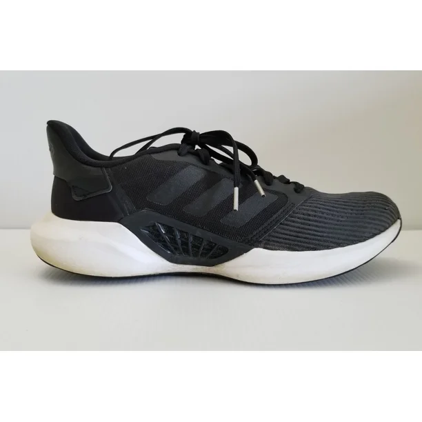 Ad-id-as Ventice Mens Shoes Sz 12 Black Grey White Running Training Sneaker EG3273