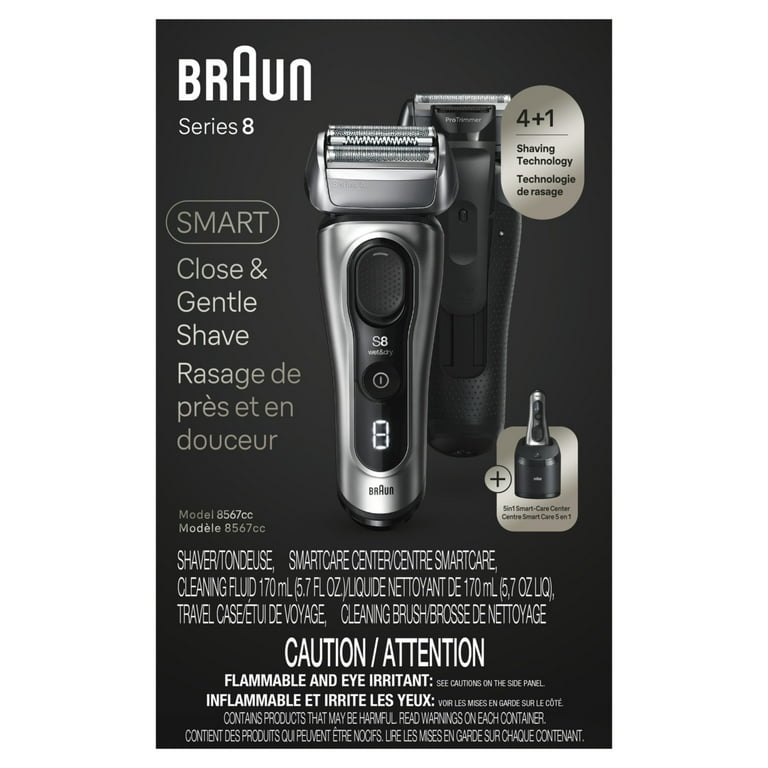 Braun Series 8 Electric Shaver for Men, with 4+1 Shaving
